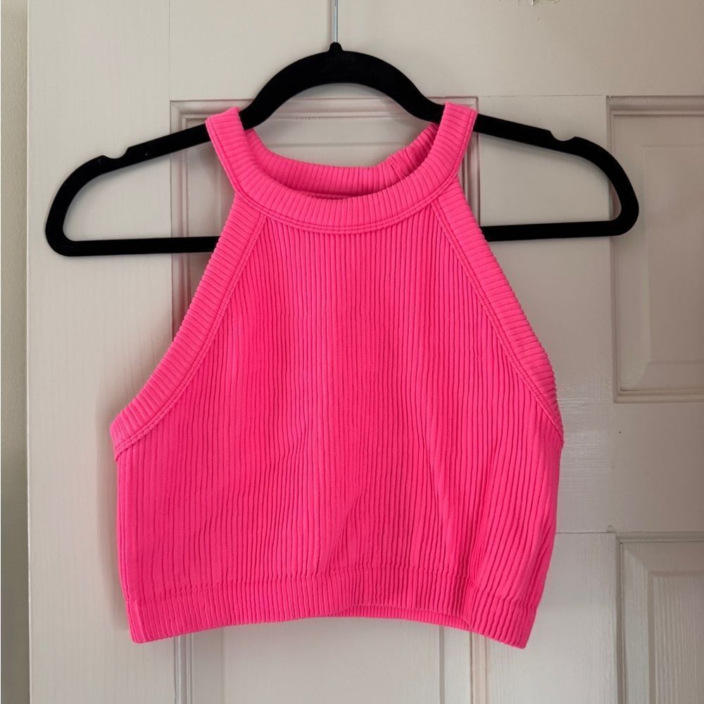 Women’s Aerie Crop Built in Bra Tank M